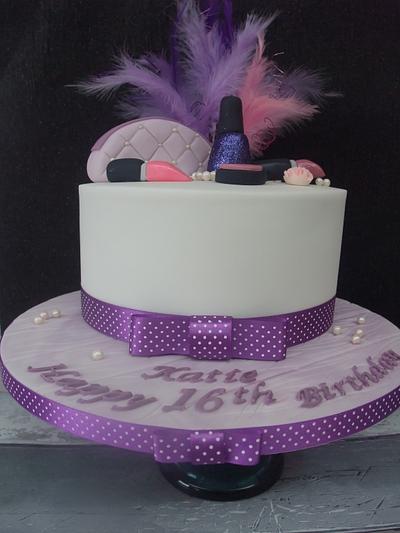 Sweet Sixteen cake - Cake by The Stables Pantry 