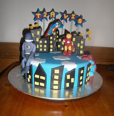 Super Hero Cake - Cake by Tammy