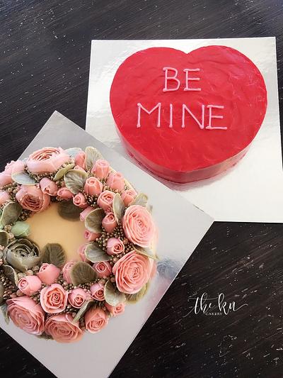 Be Mine - Cake by The KU Cakery