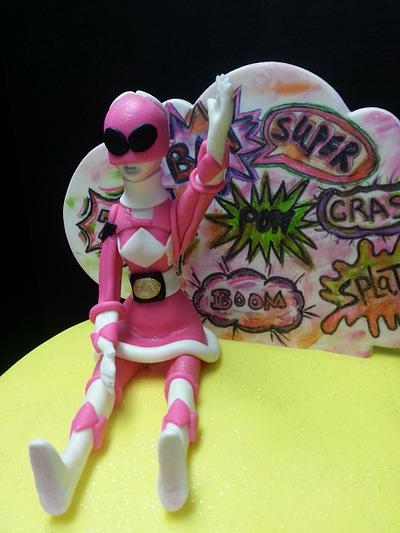 Pink Power Ranger - Cake by Tara