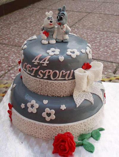 k výročí svatby - Cake by Táji Cakes
