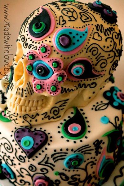 Day of the Dead cake - Cake by Hannah