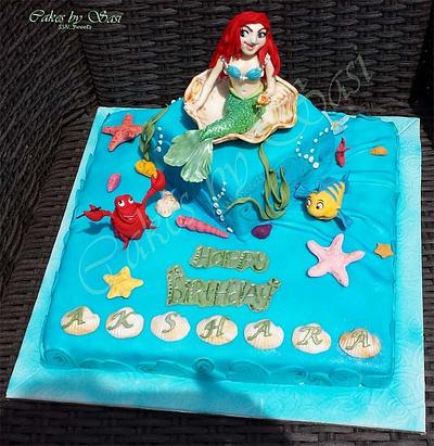 Ariel, Sabastian and Flounder - Cake by CakesbySasi