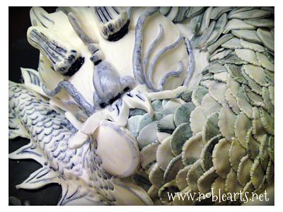 The Sleeping Porcelain Dragon - Cake by Lisa Nobles