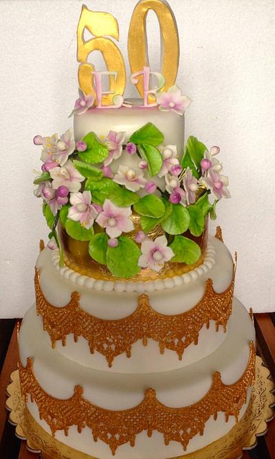 50 years of love - Cake by maria antonietta amatiello