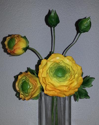 Ranunculus - Cake by Weys Cakes