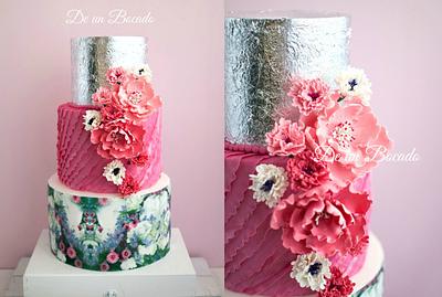 Floral wedding cake - Cake by Carmen