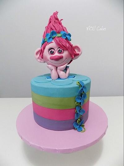 Trolls- Poppy - Cake by MOLI Cakes