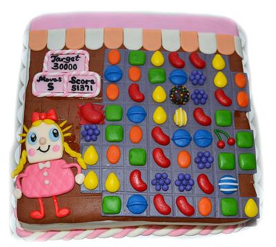 candy crush saga cake - Cake by SweetFavorsByPerlita