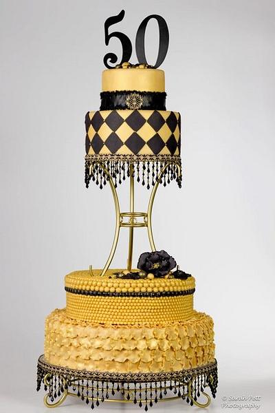 Golden 50 - Cake by Misty