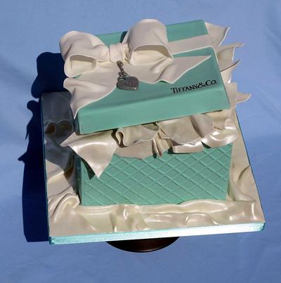 Tiffany box - Cake by Olga