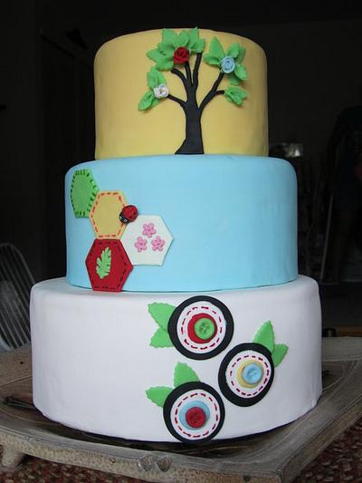 Stitch Cake - Cake by the cake trend Elizabeth Rodriguez