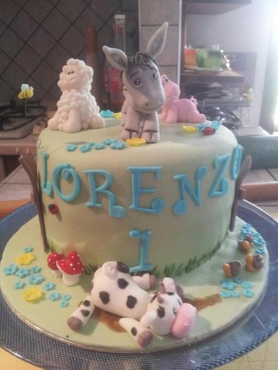 LORENZO FIRST BIRTHDAY 2 - Cake by FRANCESCA