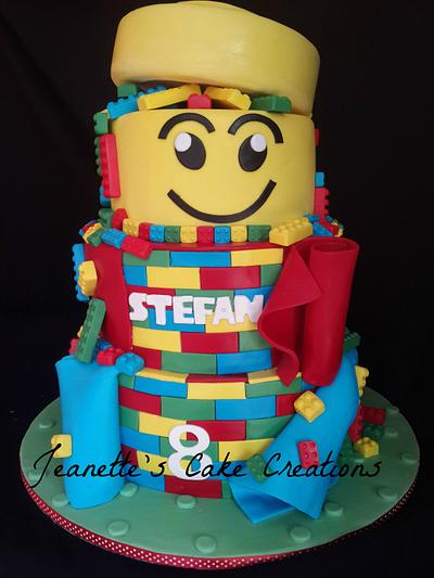 Lego theme  - Cake by Jeanette's Cake Creations and Courses