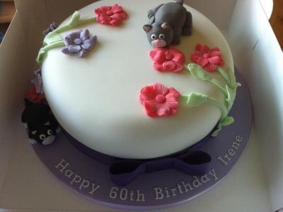 Cat lovers cake - Cake by Mulberry Cake Design