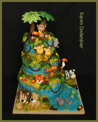 Deep in the jungle..... - Cake by Karen Dodenbier
