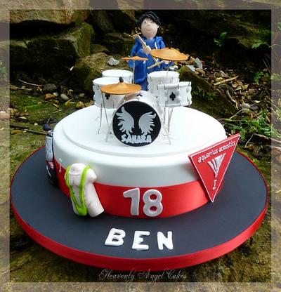 Drummer boy - Cake by Heavenly Angel Cakes