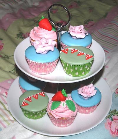 Cath Kidston Style cupcakes - Cake by Sandra's cakes