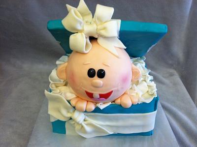 Baby in a Box - Cake by TastyMemoriesCakes