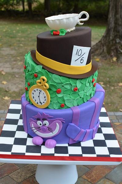 Alice in Wonderland Cake - Cake by Elisabeth Palatiello