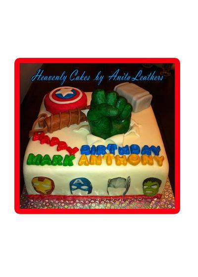 Avenger's - Cake by Anita