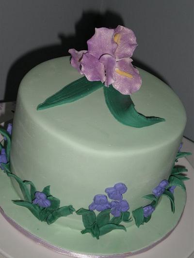 Iris  - Cake by Sugarart Cakes