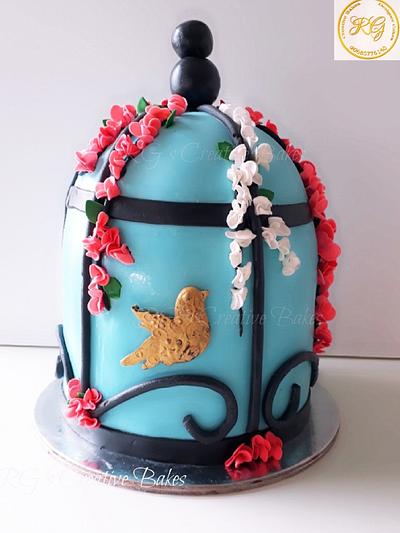 Bird cake cake  - Cake by Radha's Bespoke Bakes 