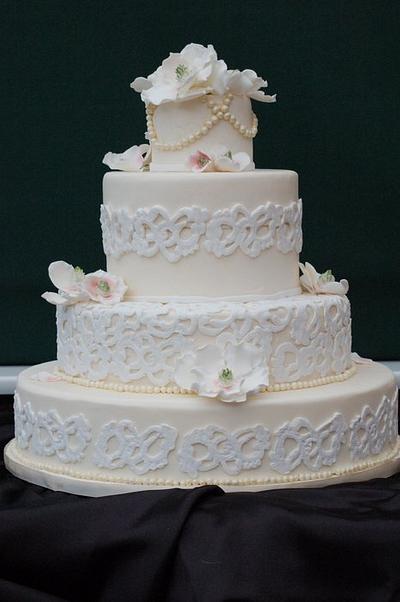 Lace cake - Cake by Rebecca 