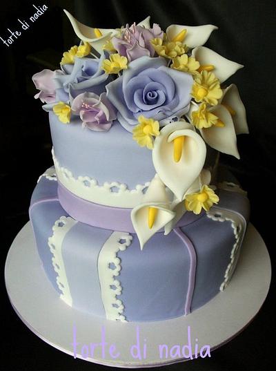 flower cake - Cake by tortedinadia