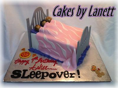 Sleepover Bed Cake - Cake by Lanett