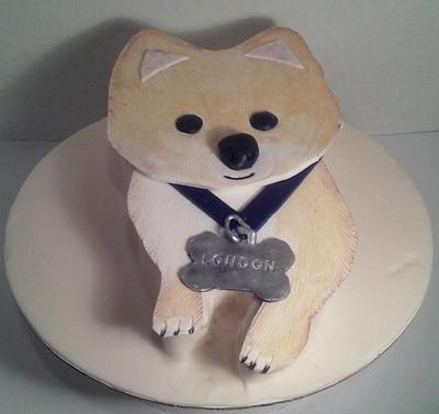 Pomeranian Dog Cake - Cake by givethemcake