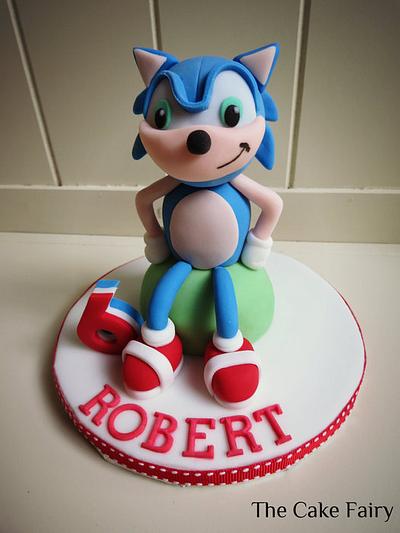 Sonic the Hedgehog cake topper - Cake by Renee Daly