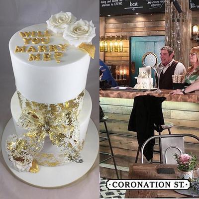 Coronation Street cake - Cake by Charlene - The Red Butterfly Bakery xx
