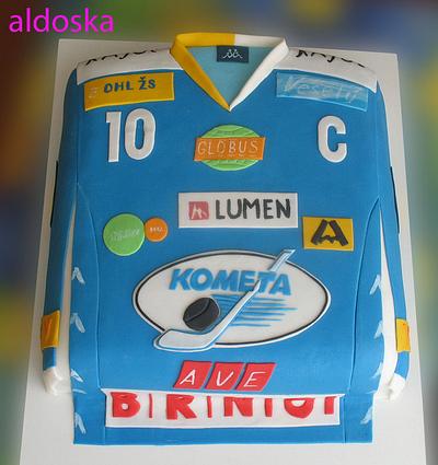 Hockey jersey - Cake by Alena