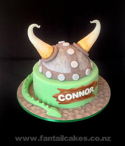 How to train your dragon inspired cake - Cake by Fantail Cakes