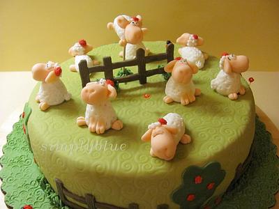 The sheep - Cake by simplyblue