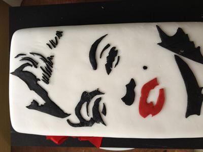Marilyn silhouette  - Cake by Bubba's cakes 