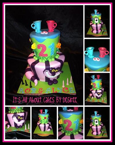 Alice in Wonderland Cake - Cake by Desiree