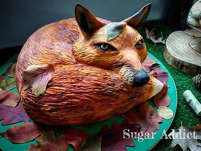 fox - Cake by Sugar Addict by Alexandra Alifakioti