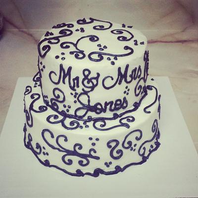My first wedding cake! - Cake by Tiara Dogan
