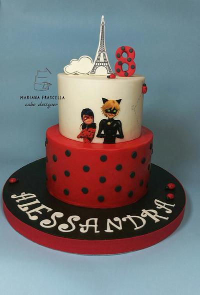 Miraculous - Cake by Mariana Frascella