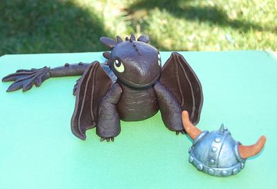 Toothless - Cake by Shannon Davie