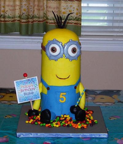 Kevin the Minion - Cake by Sweets By Monica