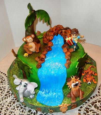 Jungle Cake & Diego - Cake by Fun Fiesta Cakes  