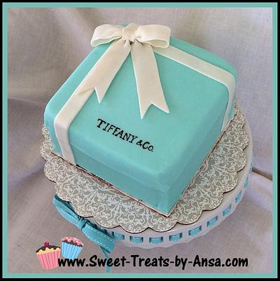 Tiffany Box Cake - Cake by Ansa