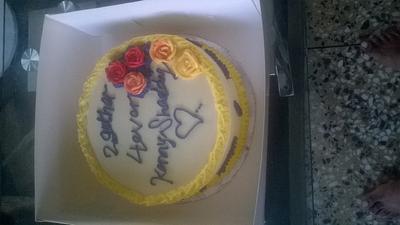 anniversary cake - Cake by Bussy