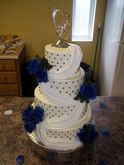 3 tier wedding cake - Cake by Jackie