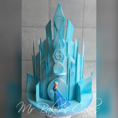 Frozen Ice Castle - Cake by Mr Baker's Cakes