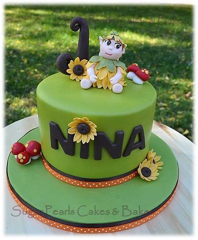 Sunflower Fairy Birthday Cake - Cake by SugarPearls