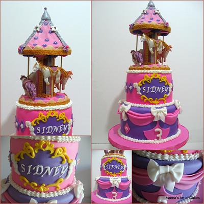Carousel Cake  - Cake by Veenas Art of Cakes 